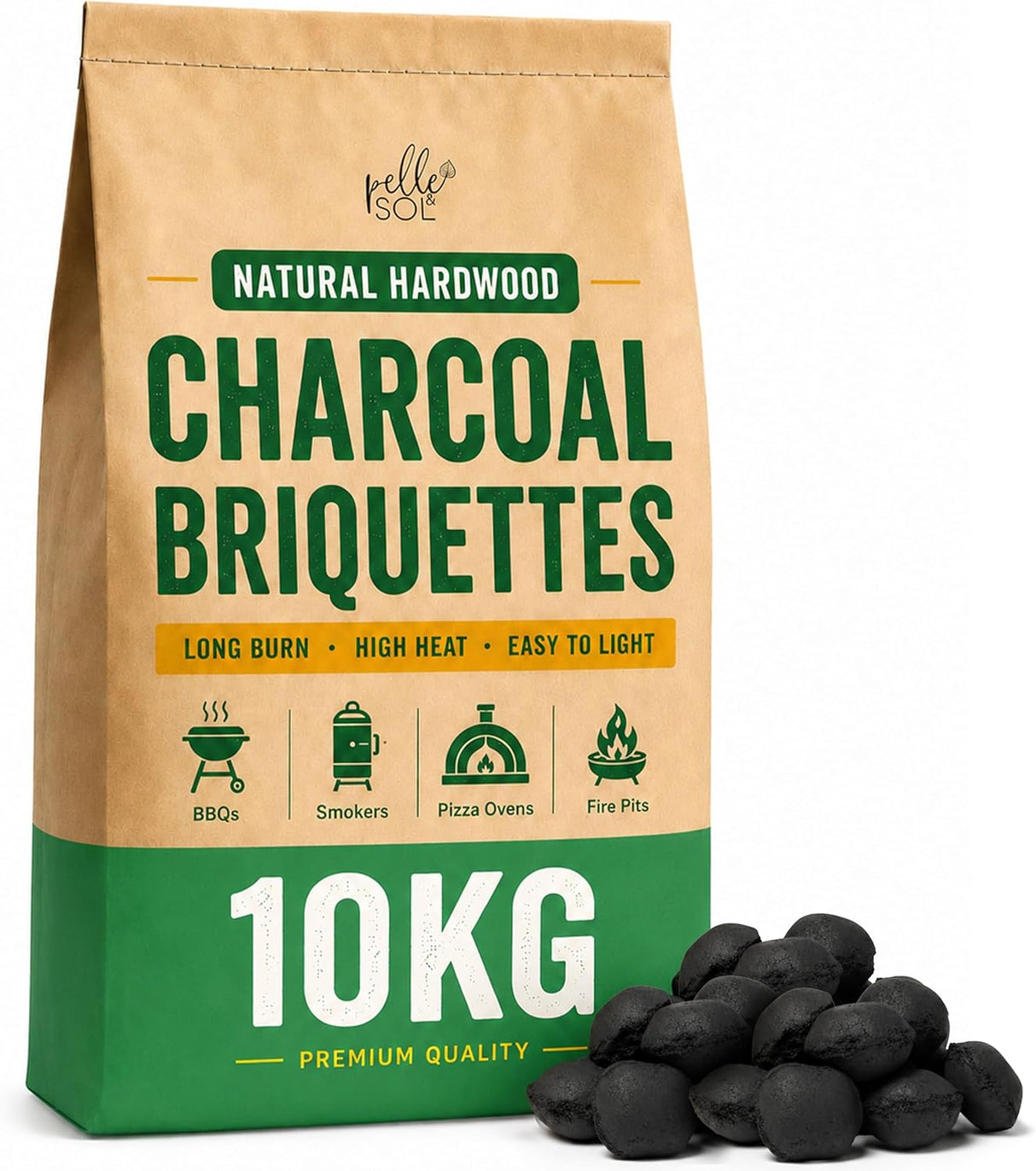 10kg Charcoal BBQ Briquettes