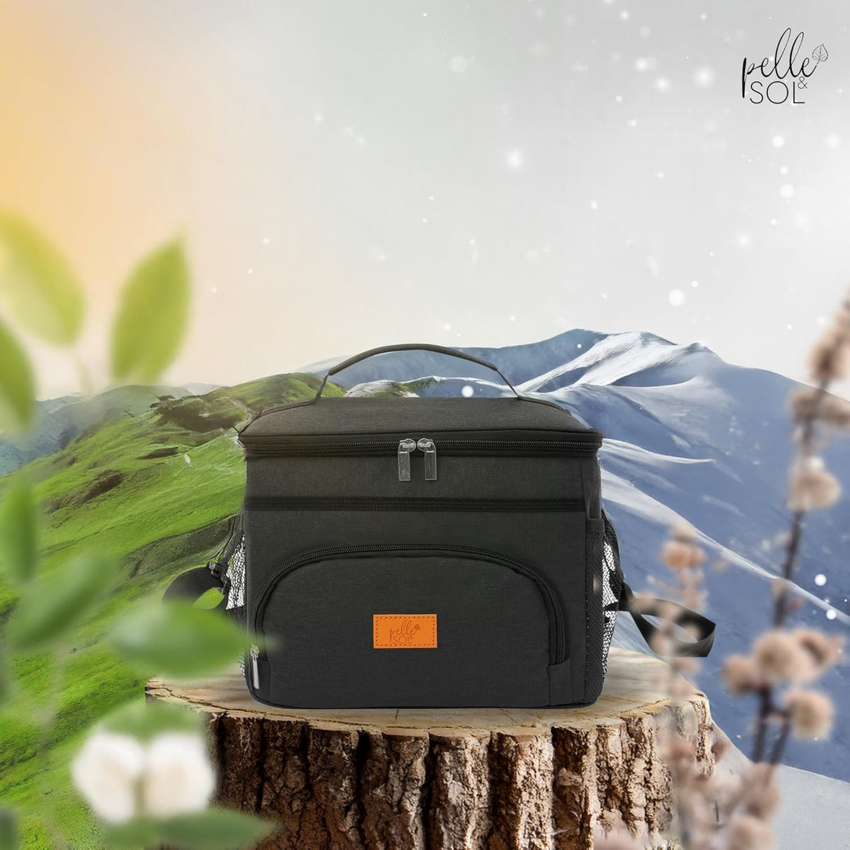 Insulated Picnic Bag - black