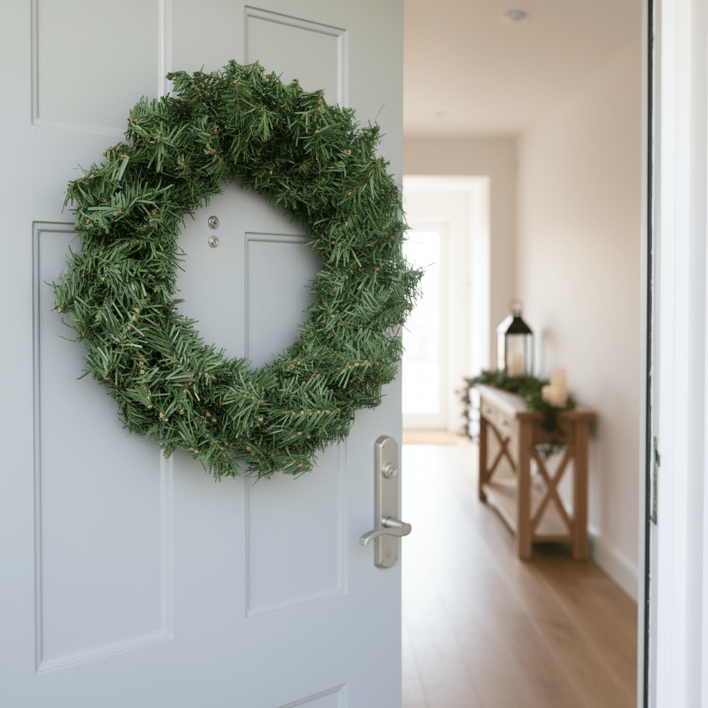 40cm Green Christmas Wreath - Pelle & Sol