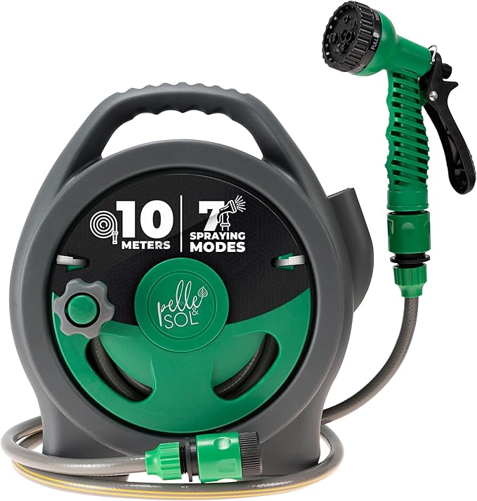 10m Garden Hose Reel Kit
