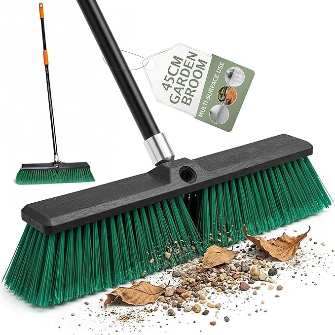 Heavy Duty Outdoor Garden Broom