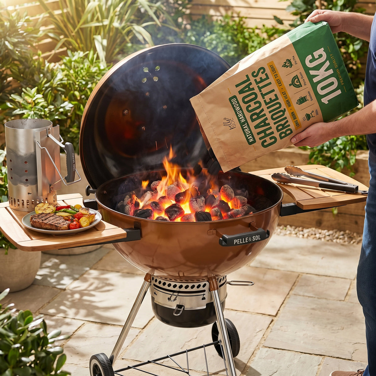 10kg Charcoal BBQ Briquettes