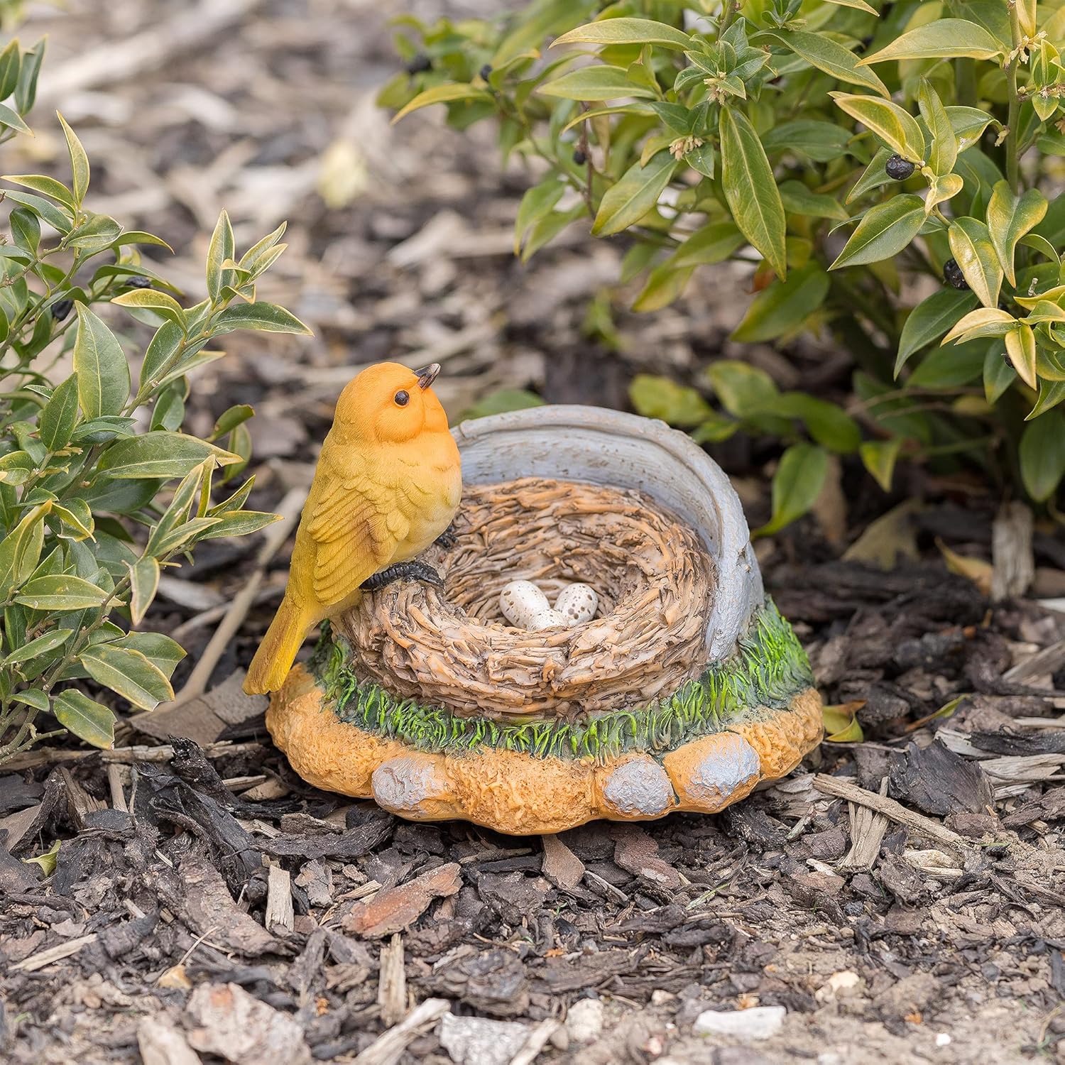 Birds with eggs on nest - Pelle and Sol