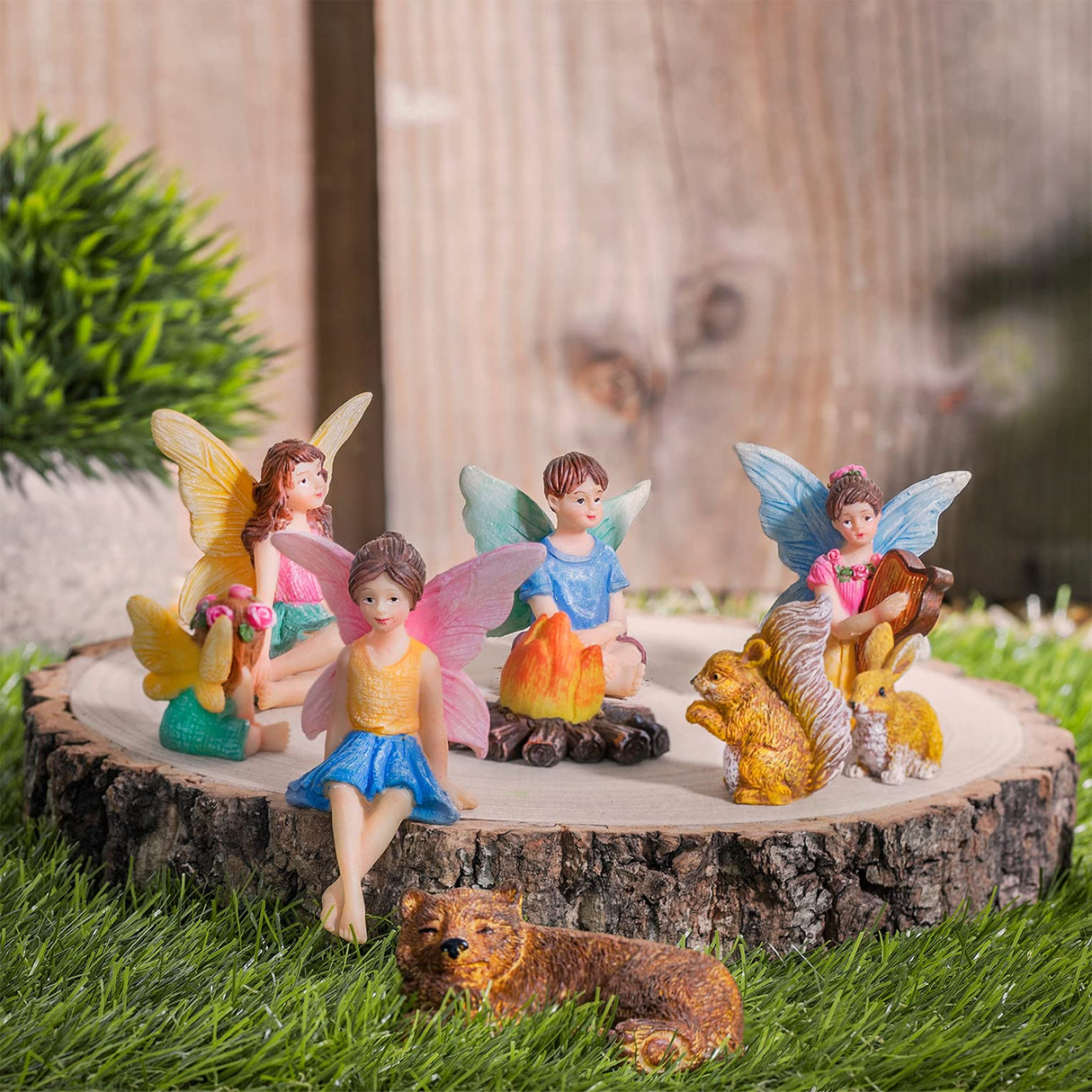 Fairy Garden Figurines Set-Garden & Outdoor-Pelle & Sol-DREIBACH