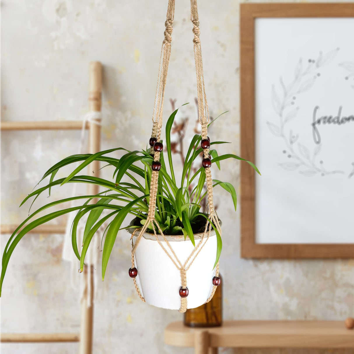Handcrafted Macrame Plant Hanger - Pelle & Sol