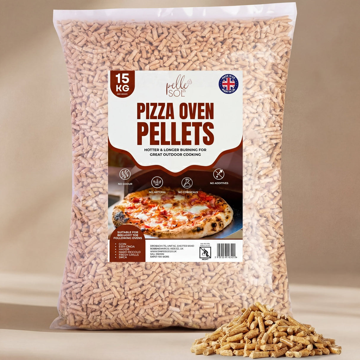 Pizza Oven Pellets - Pelle & Sol
