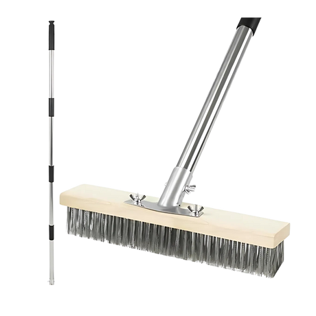 A photo of the Heavy Duty Wire Broom - Default Title from Pelle and Sol, showing its details and quality.