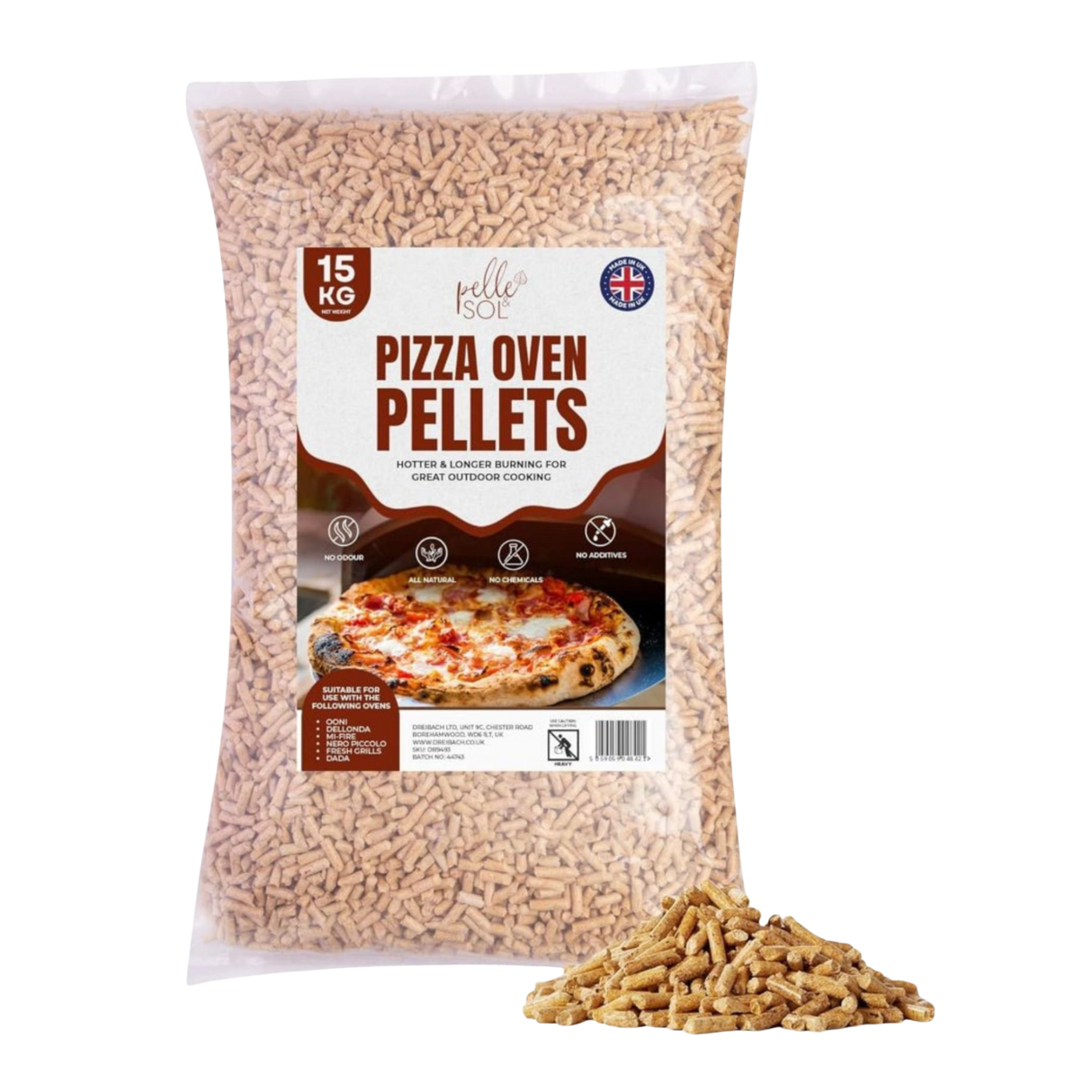 A photo of the Wood pellets - Default Title from Pelle and Sol, showing its details and quality.