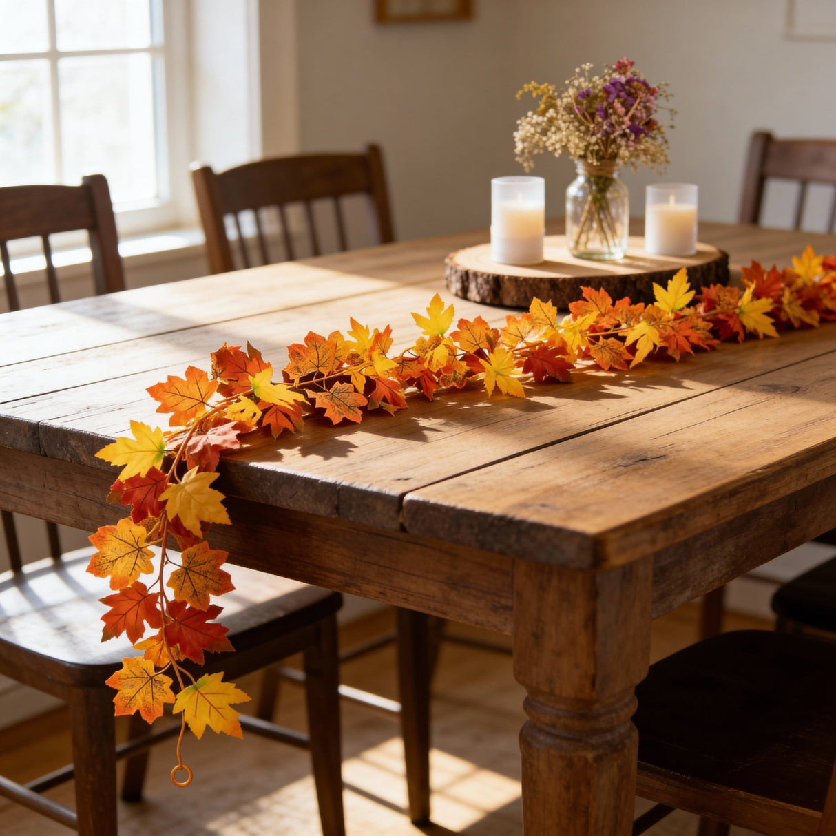 Realistic Maple Leaf Garland - Pelle & Sol
