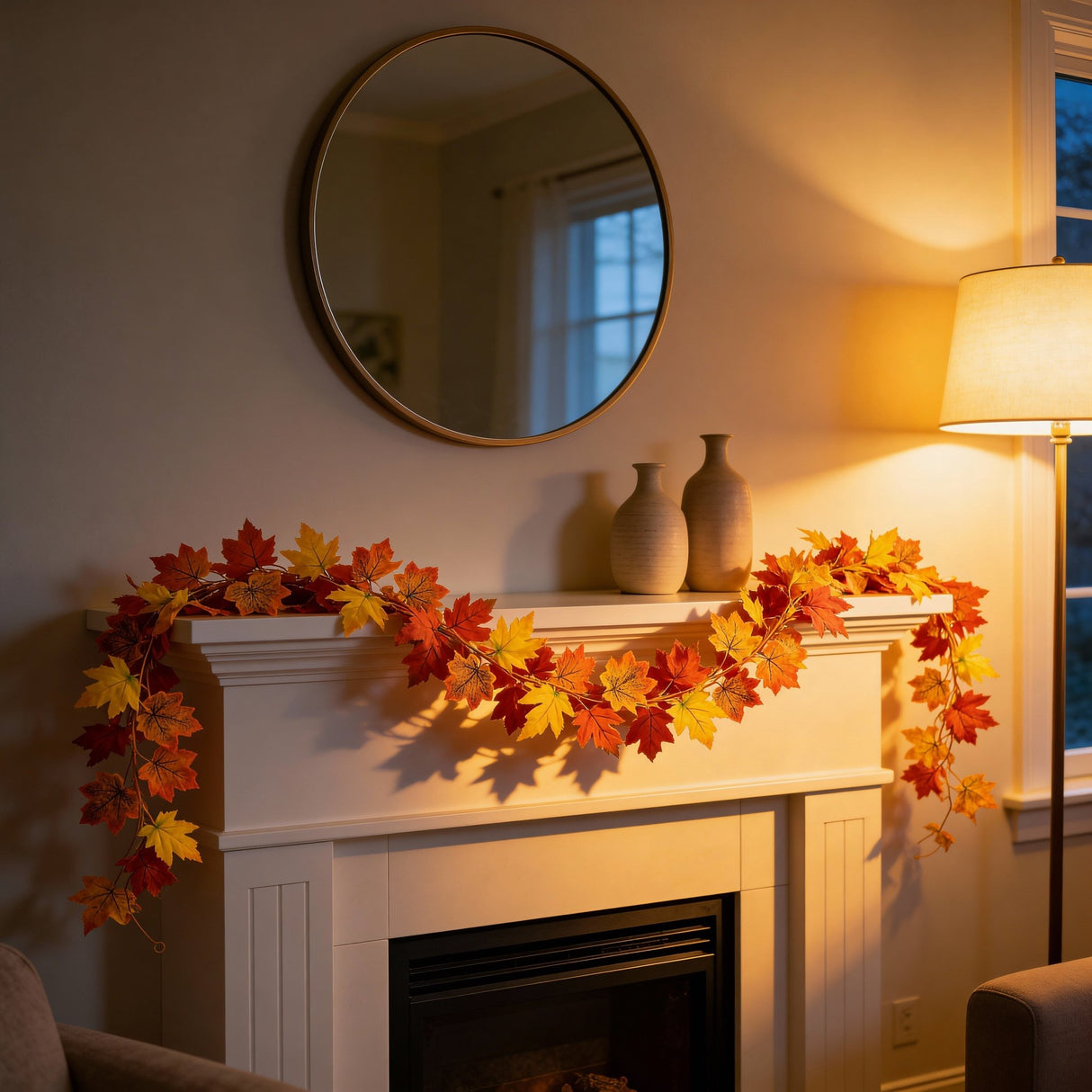 Realistic Maple Leaf Garland - Pelle & Sol