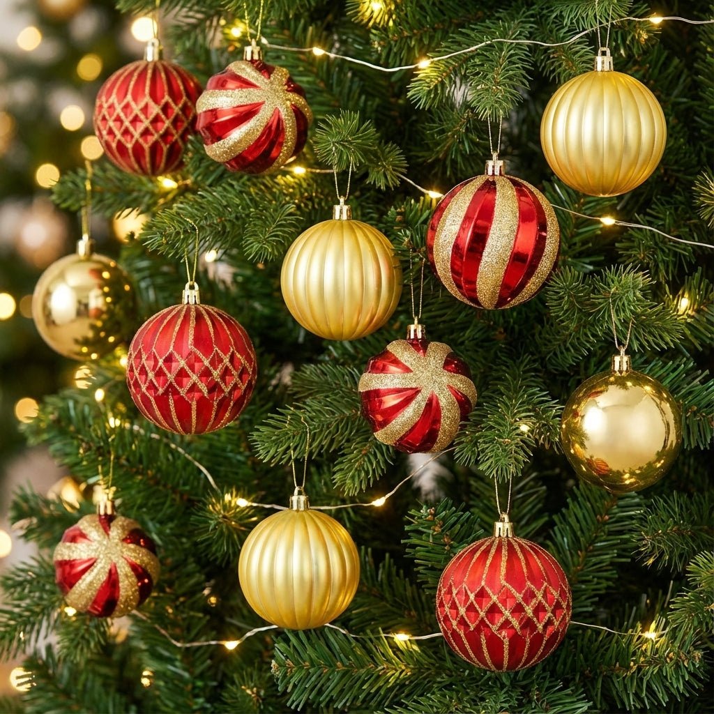 Shatterproof Christmas Baubles Set - Pelle & Sol