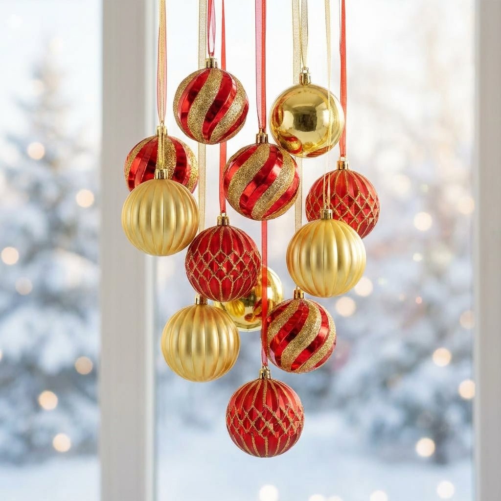 Shatterproof Christmas Baubles Set - Pelle & Sol