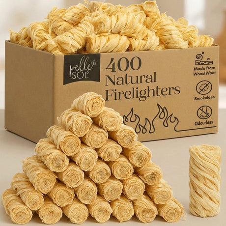 200 Natural Firelighters-Garden & Outdoor-Pelle & Sol-400-DREIBACH