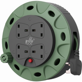 Heavy Duty Extension Cable Reel with 4 Sockets