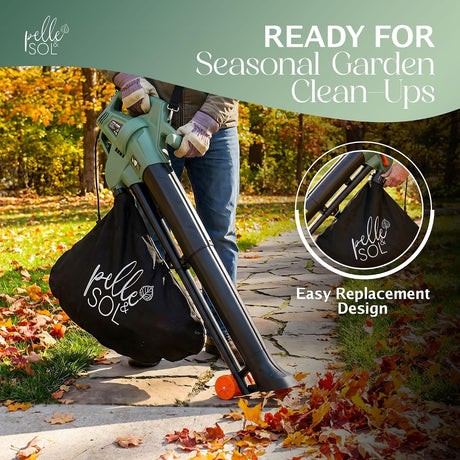 Pelle & Sol 45L leaf blower collection bag — product detail 3
