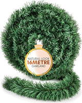Green Christmas Tinsel Garland