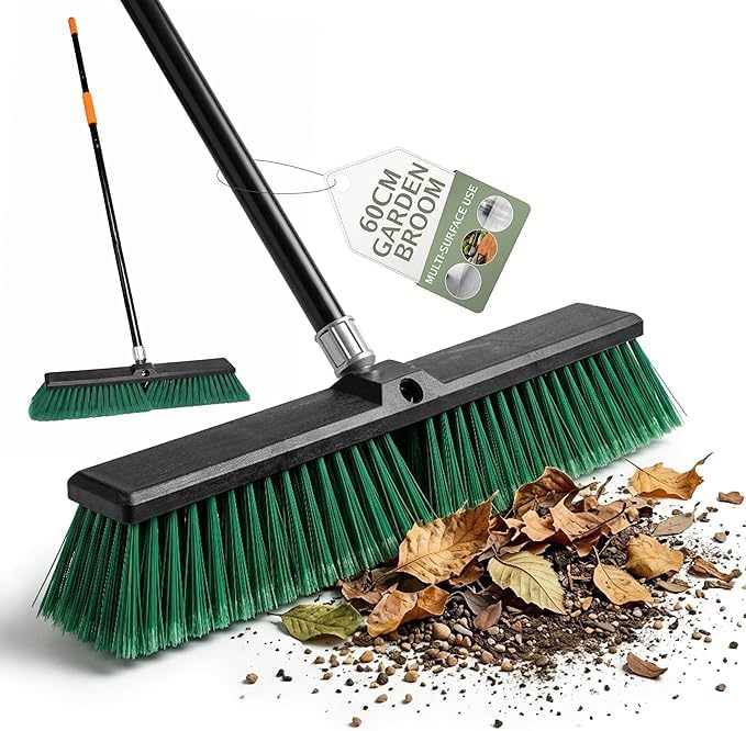 Heavy Duty Outdoor Garden Broom