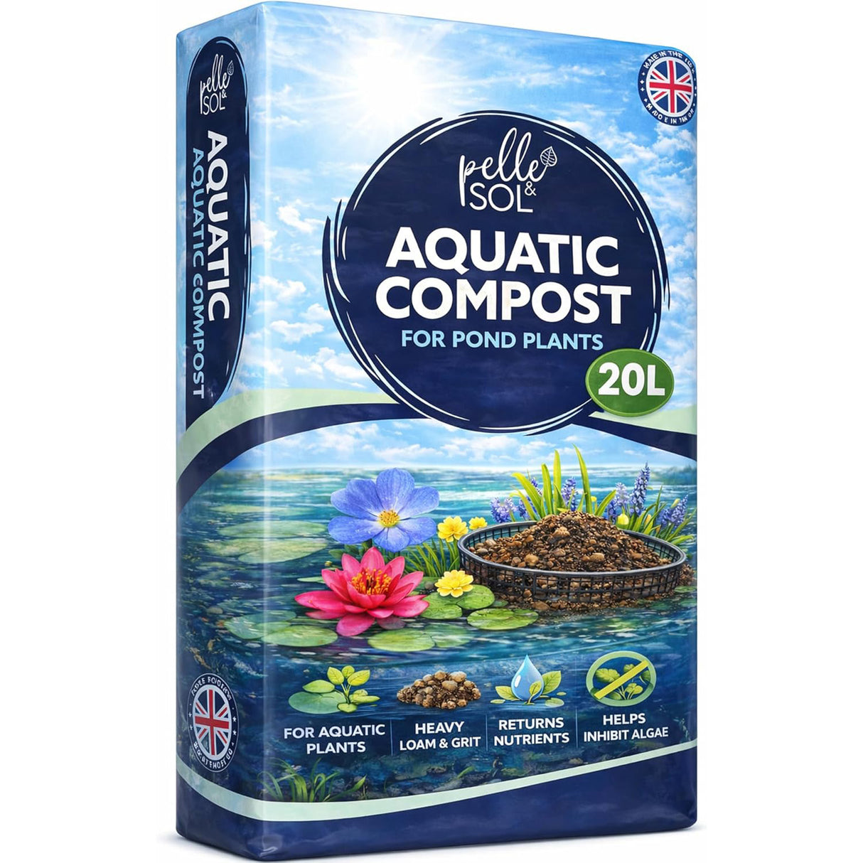 20L Aquatic Compost for Pond Plants
