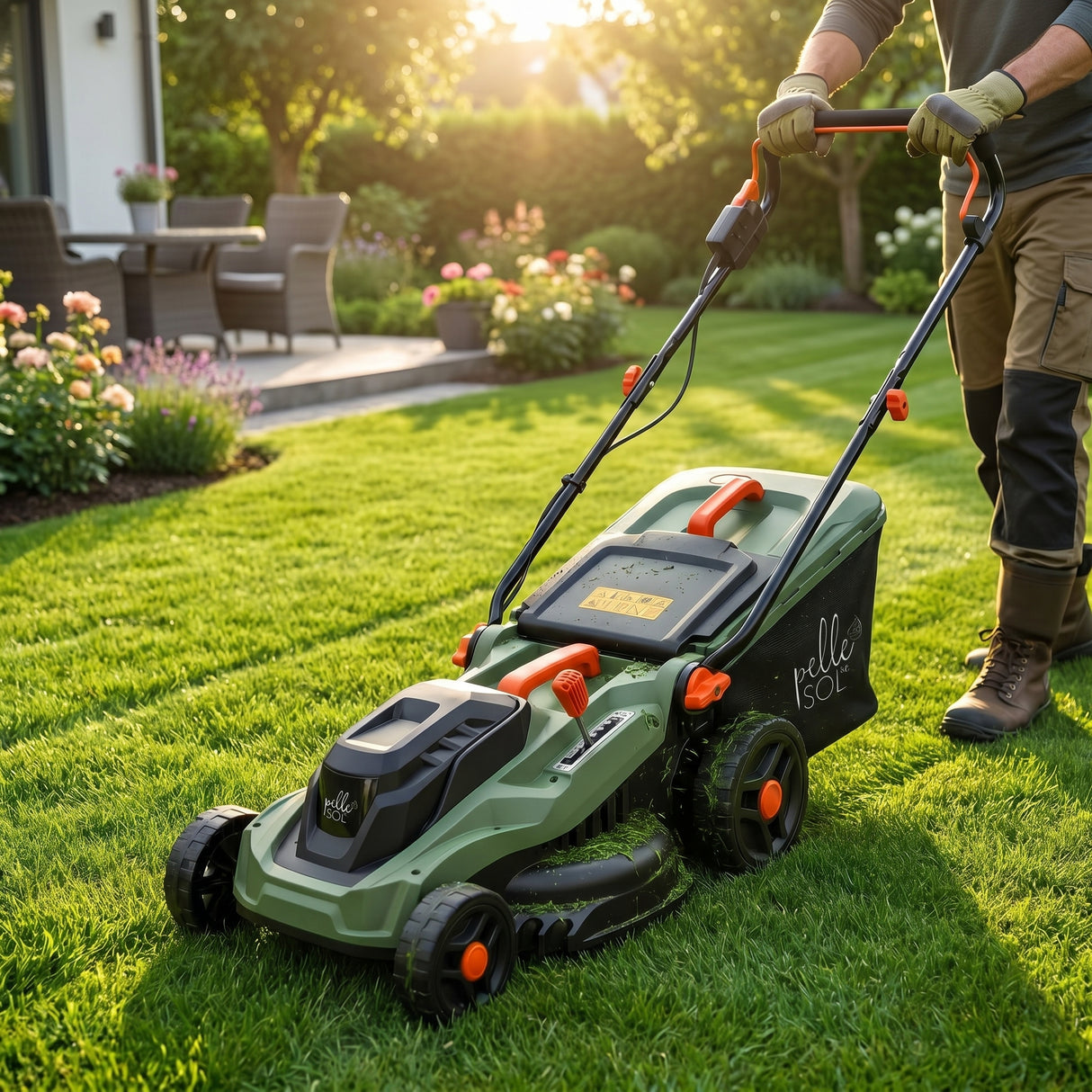 Corded Electric Lawnmower