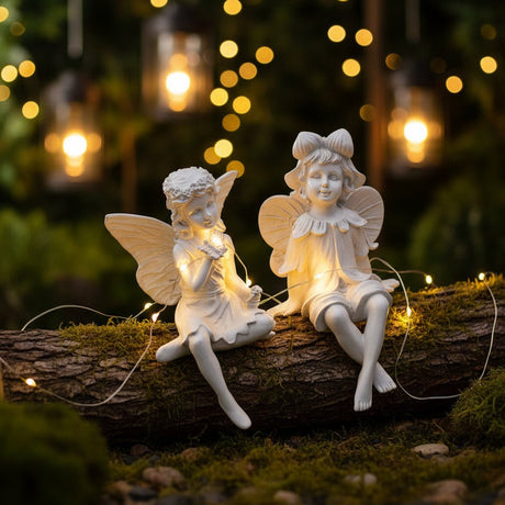 Angel Garden Statues (2 - Pack) - Pelle & Sol