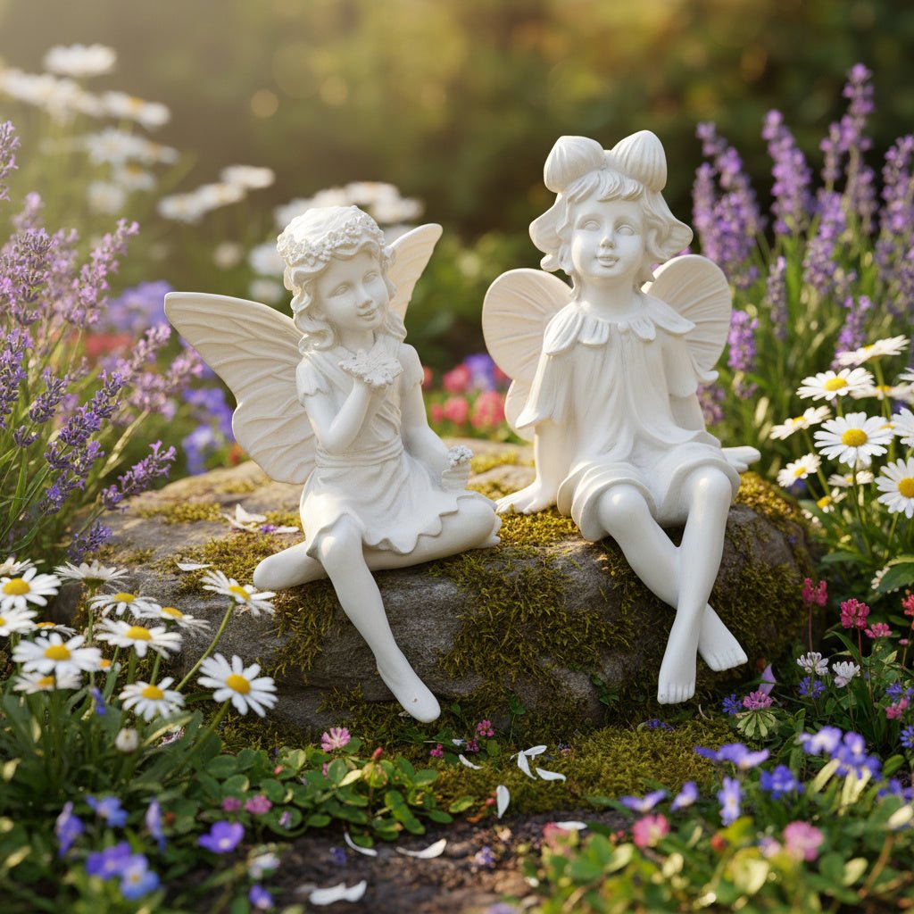 Angel Garden Statues (2 - Pack) - Pelle & Sol