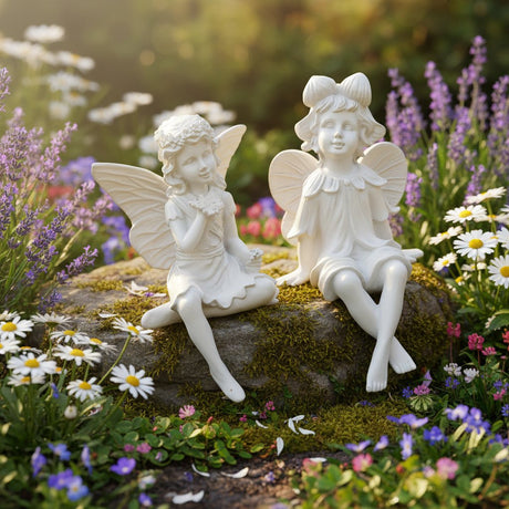 Angel Garden Statues (2 - Pack) - Pelle & Sol