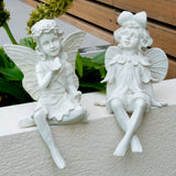 Angel Garden Statues (2-Pack)-Garden & Outdoor-Pelle & Sol-DREIBACH