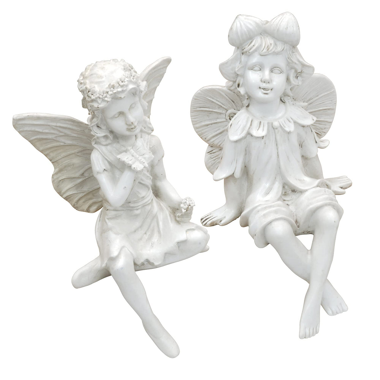 Angel Garden Statues (2-Pack)-Garden & Outdoor-Pelle & Sol-DREIBACH