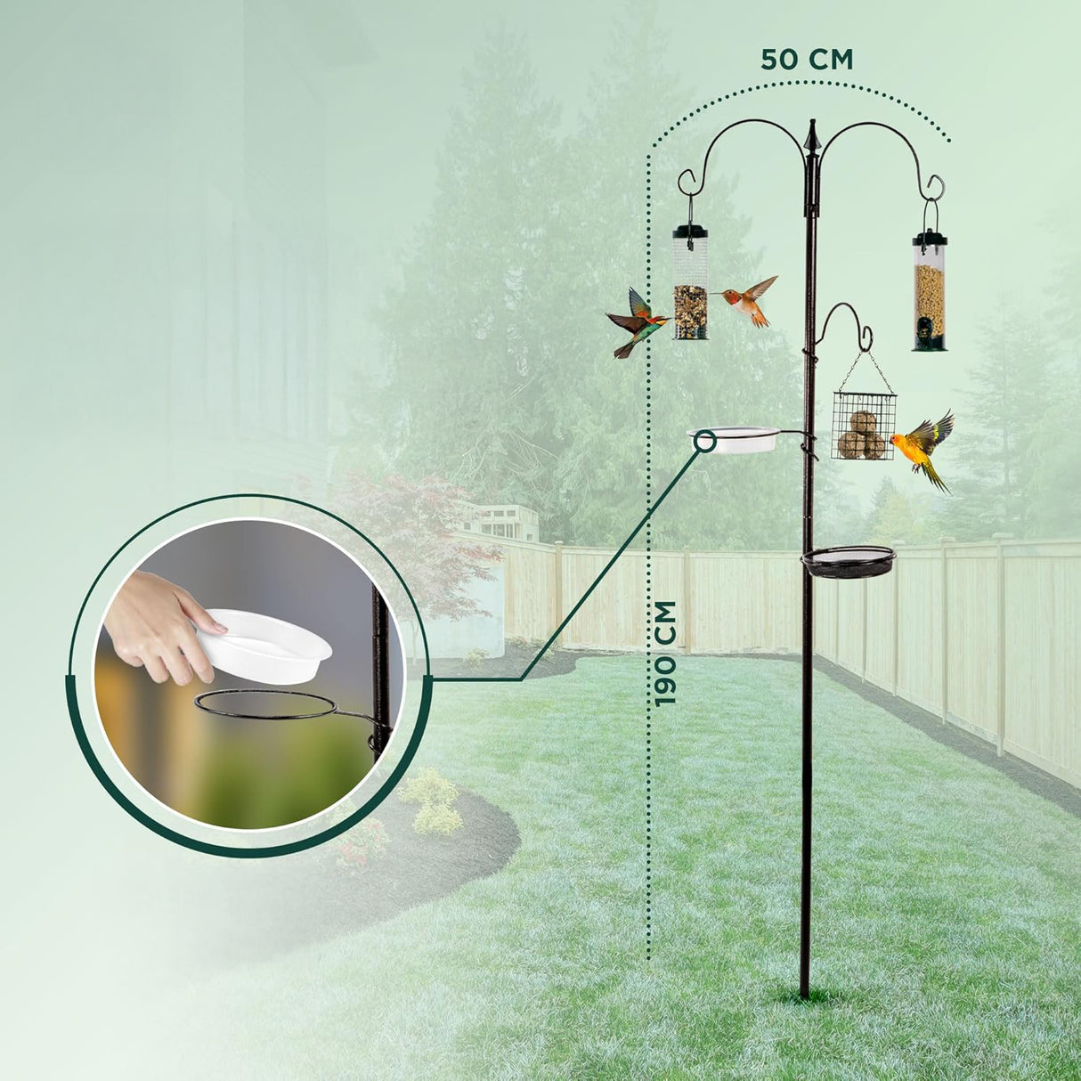 Bird Feeder 5 Stations