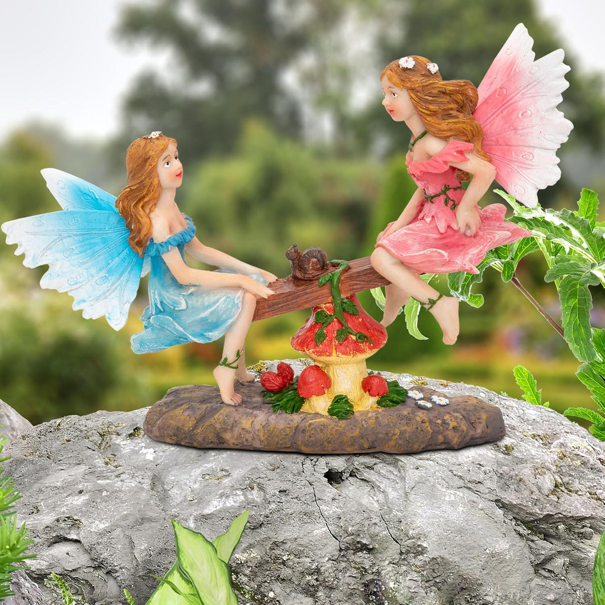 Fairies Swinging See Saw - Pelle and Sol