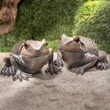 Frogs Garden Ornament (2-Pack)-Garden & Outdoor-Pelle & Sol-DREIBACH