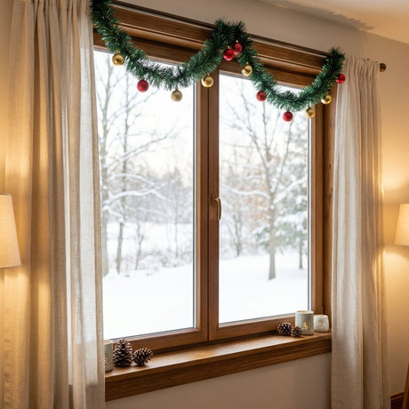 Green Christmas Tinsel Garland - Pelle & Sol