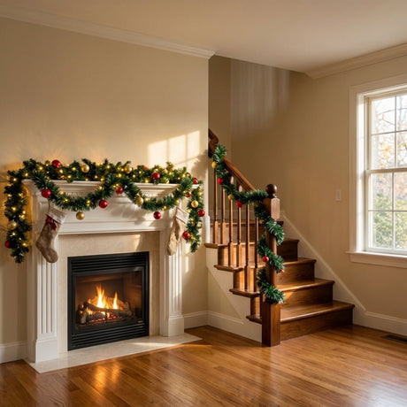 Green Christmas Tinsel Garland - Pelle & Sol