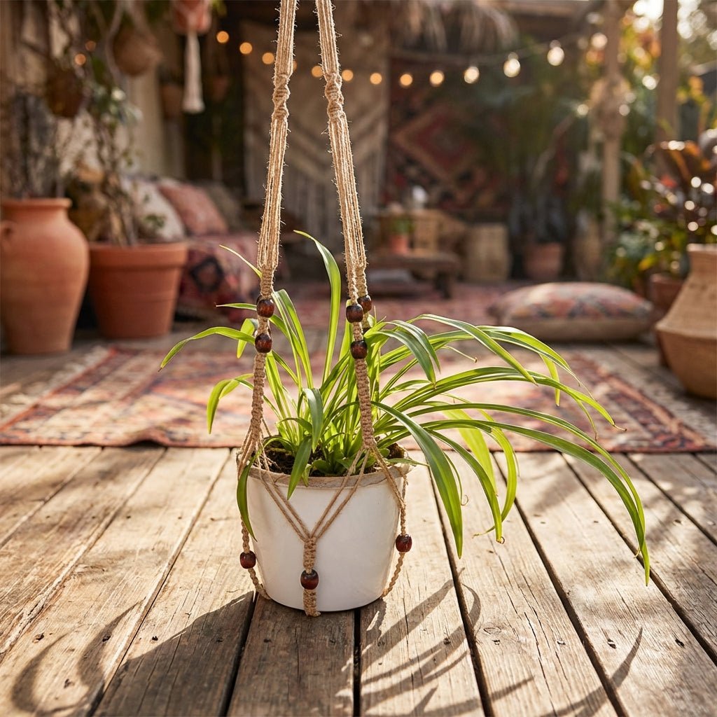Handcrafted Macrame Plant Hanger - Pelle & Sol