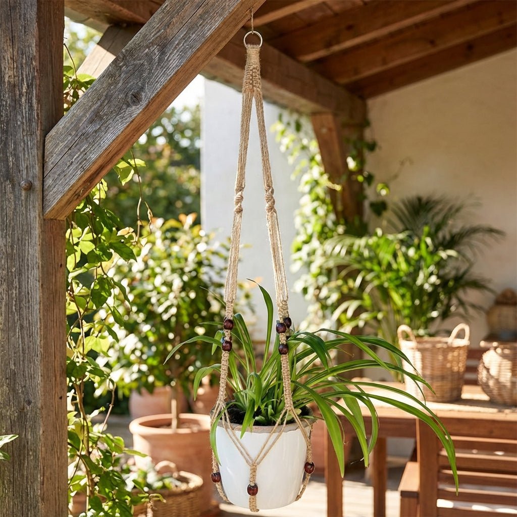 Handcrafted Macrame Plant Hanger - Pelle & Sol
