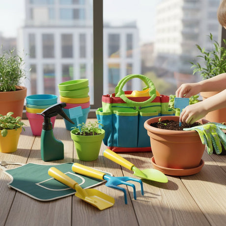 Kids Gardening Tool Set (10 - Piece) - Pelle & Sol