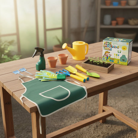 Kids Gardening Tool Set (10-Piece)-Garden & Outdoor-Pelle & Sol-DREIBACH