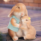 Mother & Child Rabbit Garden Ornament - Pelle & Sol