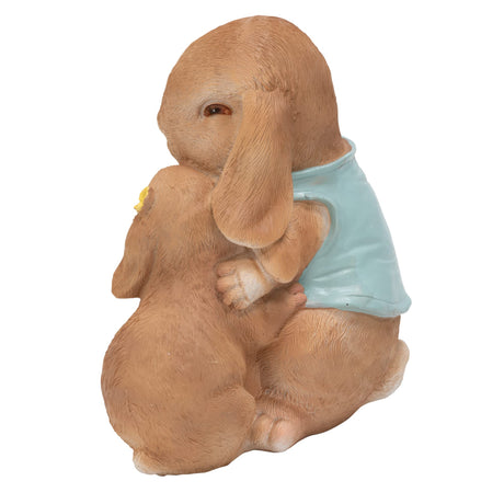 Mother & Child Rabbit Garden Ornament-Garden & Outdoor-Pelle & Sol-DREIBACH