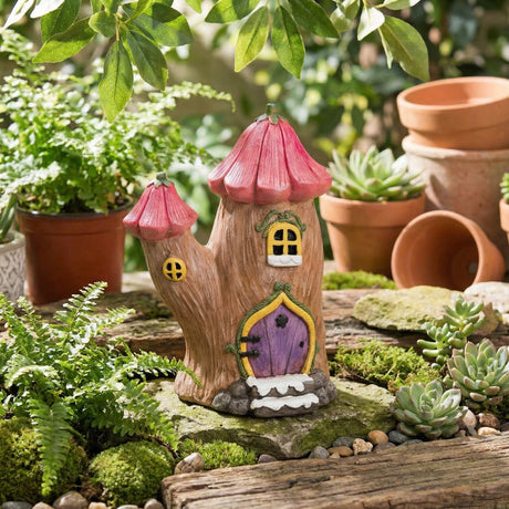 Mushroom House Garden Ornament - Pelle & Sol