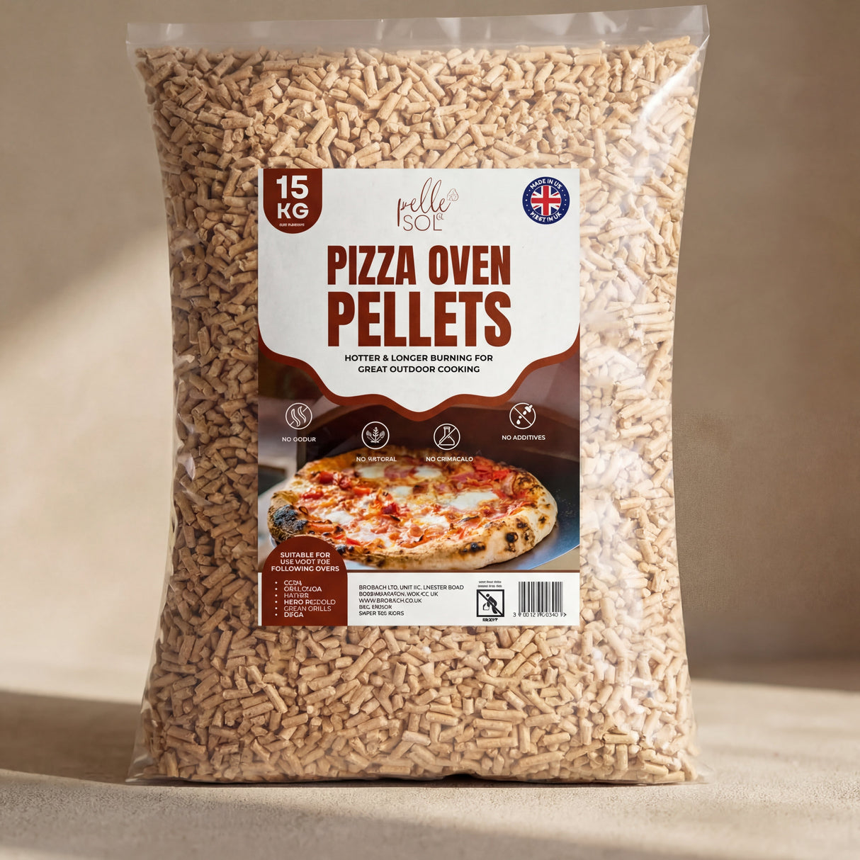 Pizza Oven Pellets-Garden & Outdoor-Pelle & Sol-DREIBACH