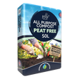 A photo of the 20l Multi Purpose Compost Peat Free from Pelle and Sol, showing its details and quality.