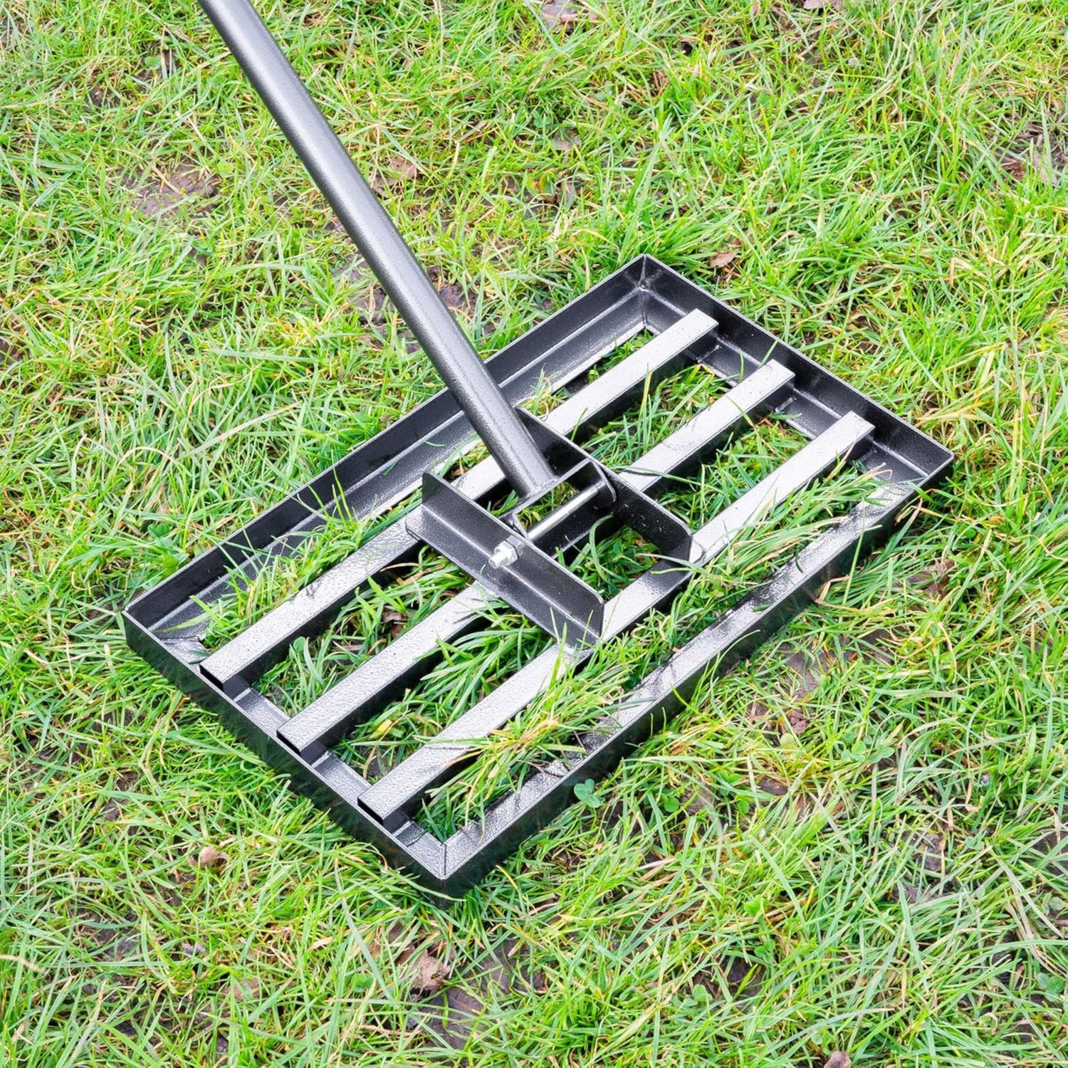 A photo of the Garden Leveler Rake from Pelle and Sol, showing its details and quality.