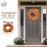 Pumpkin and Berry Wreath - Pelle & Sol