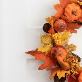 Pumpkin and Berry Wreath - Pelle & Sol