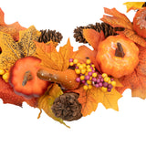 Pumpkin and Berry Wreath - Pelle & Sol