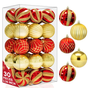 Shatterproof Christmas Baubles Set - Pelle & Sol