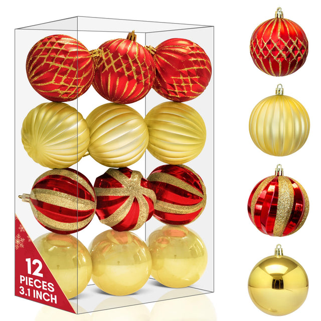 Shatterproof Christmas Baubles Set - Pelle & Sol
