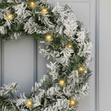 Snow Tipped Christmas Wreath - Pelle & Sol
