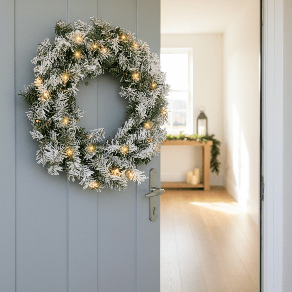 Snow Tipped Christmas Wreath - Pelle & Sol